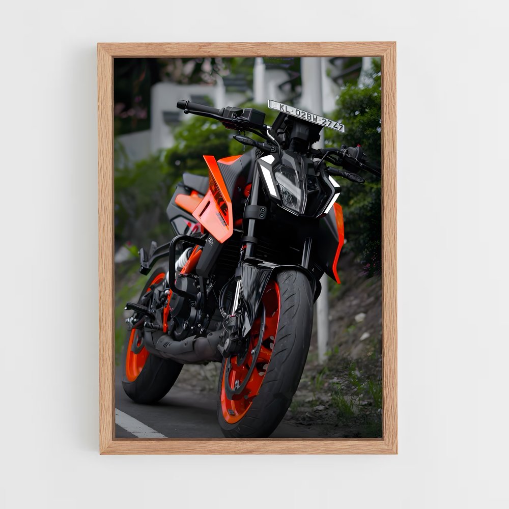 Poster Route 125 Duke – affiche KTM Moto (vue 4)